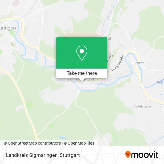 Карта Landkreis Sigmaringen