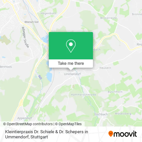 Карта Kleintierpraxis Dr. Schiele & Dr. Schepers in Ummendorf