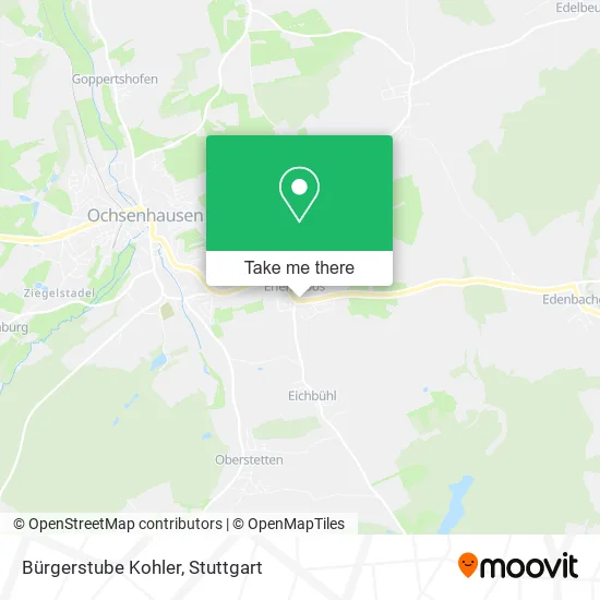 Карта Bürgerstube Kohler