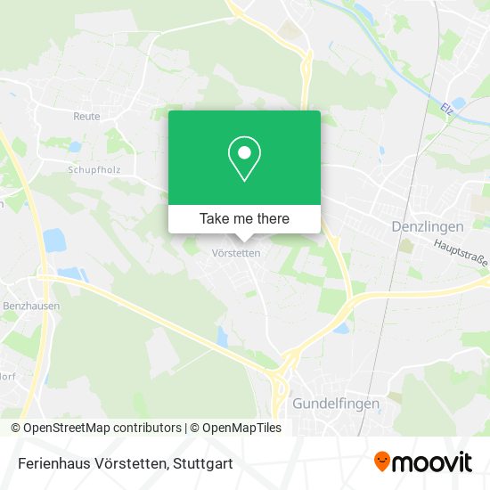 Ferienhaus Vörstetten map
