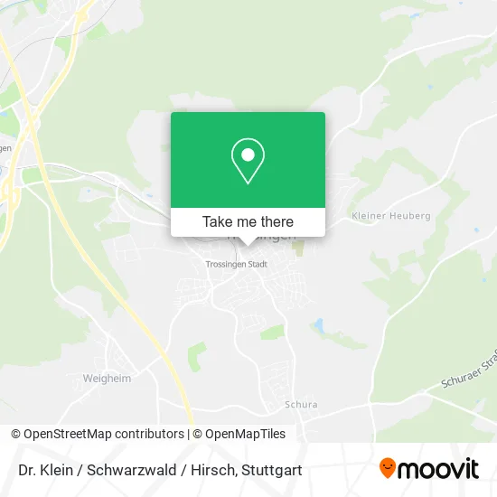 Карта Dr. Klein / Schwarzwald / Hirsch