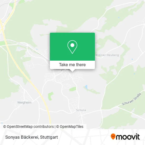 Карта Sonyas Bäckerei