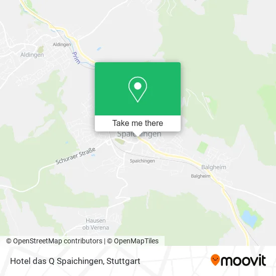 Карта Hotel das Q Spaichingen