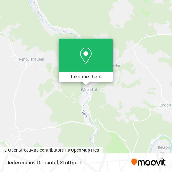Карта Jedermanns Donautal