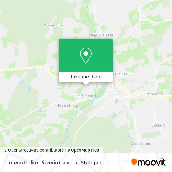 Loreno Polito Pizzeria Calabria map