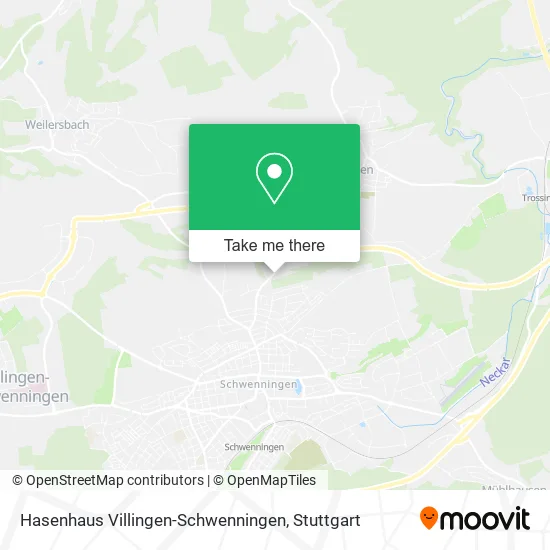 Карта Hasenhaus Villingen-Schwenningen