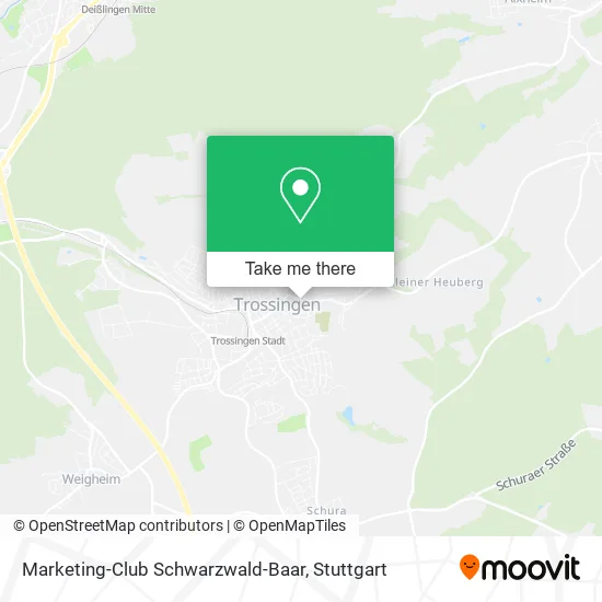 Карта Marketing-Club Schwarzwald-Baar