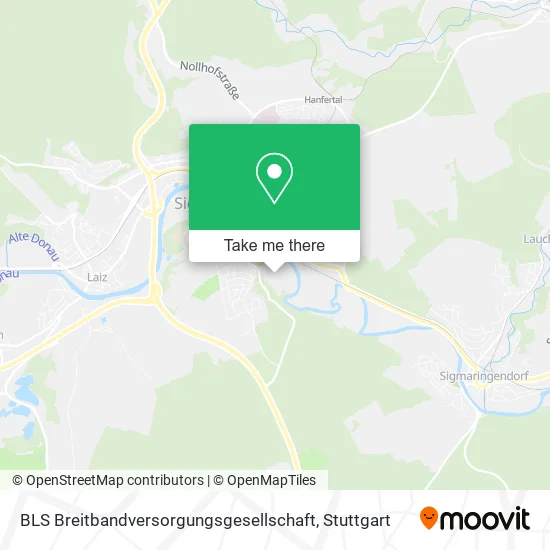 Карта BLS Breitbandversorgungsgesellschaft