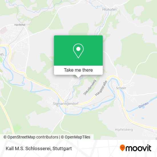 Kall M.S. Schlosserei map