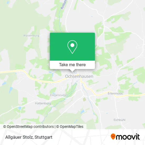 Карта Allgäuer Stolz