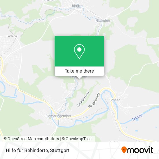 Карта Hilfe für Behinderte