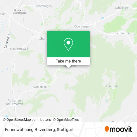 Карта Ferienwohnung Bitzenberg