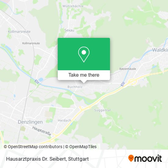 Hausarztpraxis Dr. Seibert map