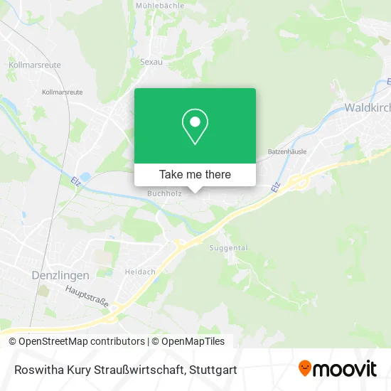 Карта Roswitha Kury Straußwirtschaft