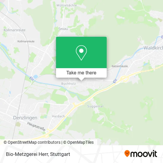 Карта Bio-Metzgerei Herr