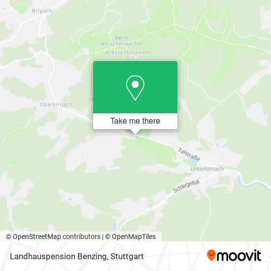 Landhauspension Benzing map