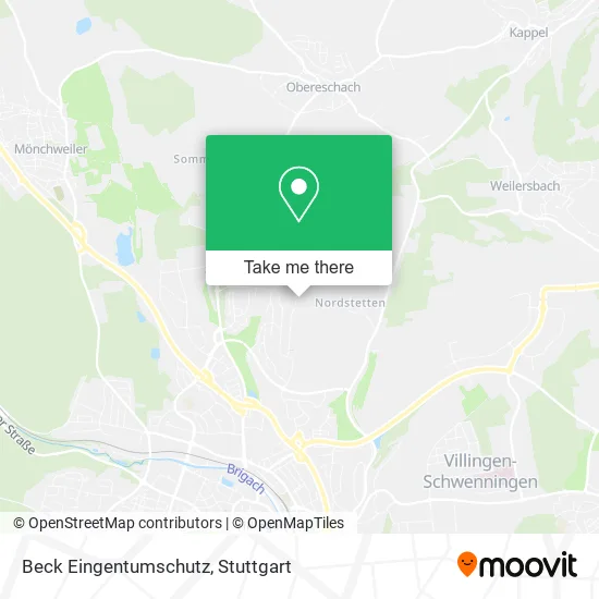 Карта Beck Eingentumschutz