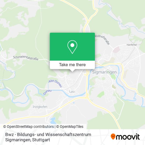 Bwz - Bildungs- und Wissenschaftszentrum Sigmaringen map