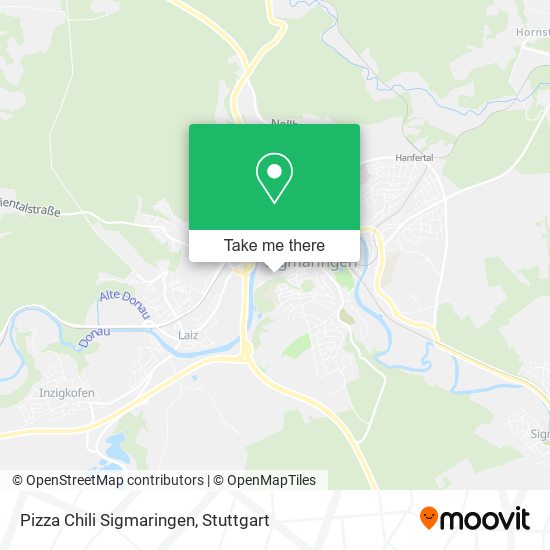 Pizza Chili Sigmaringen map