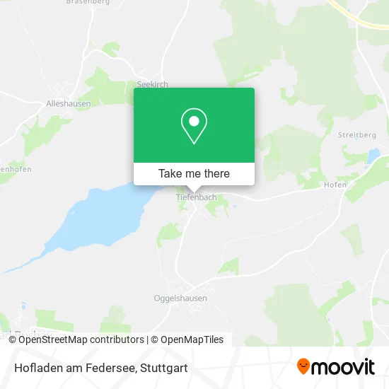 Карта Hofladen am Federsee