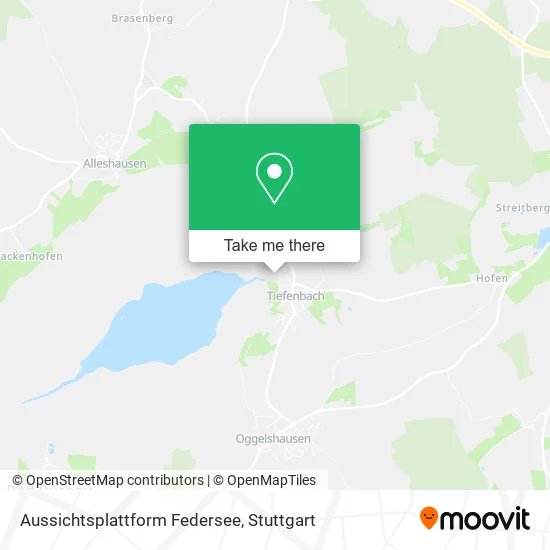 Карта Aussichtsplattform Federsee