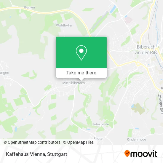 Карта Kaffehaus Vienna