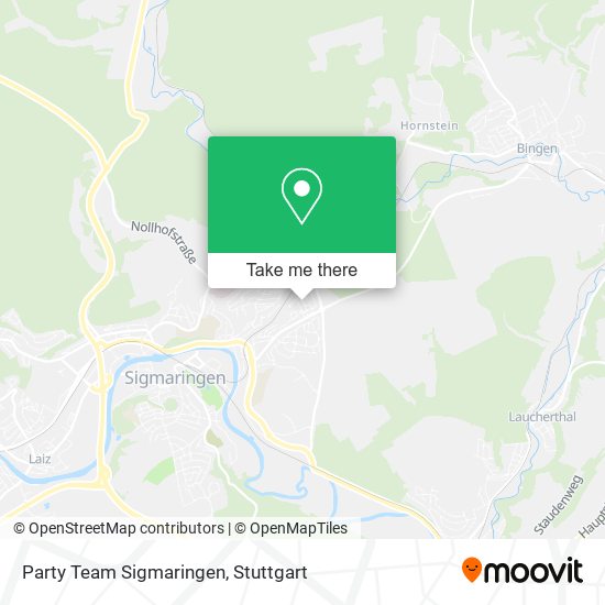Карта Party Team Sigmaringen