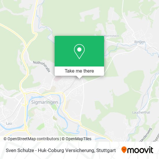 Sven Schulze - Huk-Coburg Versicherung map