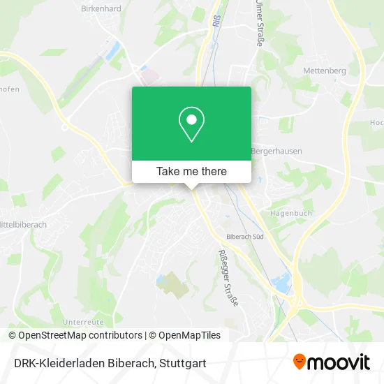 Карта DRK-Kleiderladen Biberach