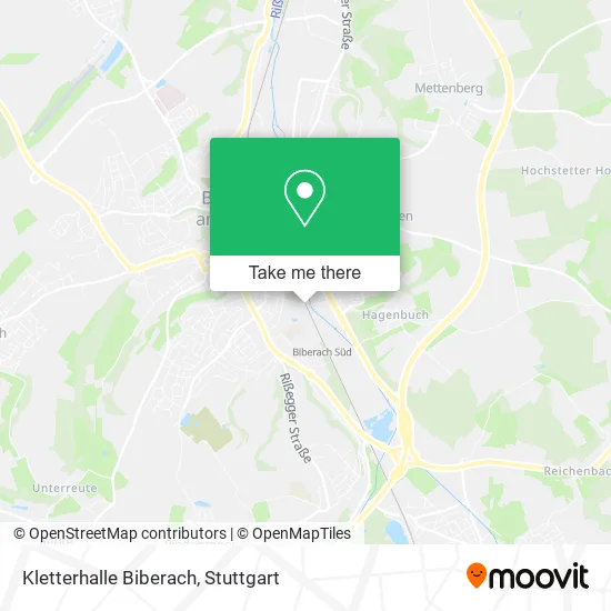 Карта Kletterhalle Biberach