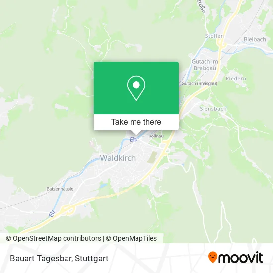 Карта Bauart Tagesbar
