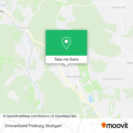 Ortsverband Freiburg map