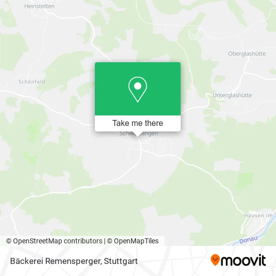 Карта Bäckerei Remensperger
