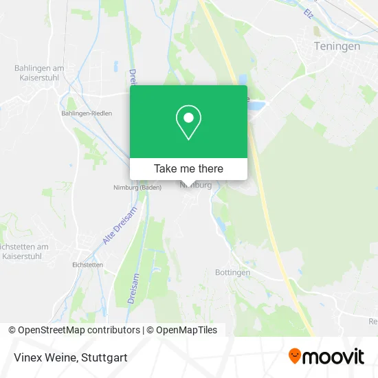 Карта Vinex Weine