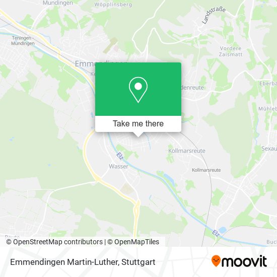 Emmendingen Martin-Luther map