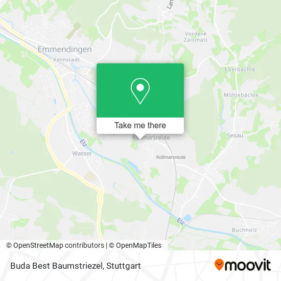Карта Buda Best Baumstriezel