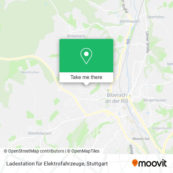 Ladestation für Elektrofahrzeuge map