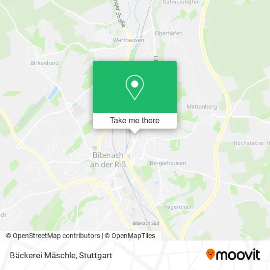 Карта Bäckerei Mäschle
