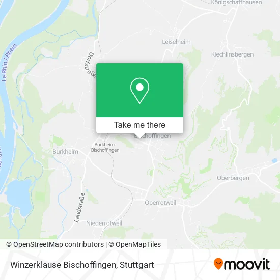 Карта Winzerklause Bischoffingen