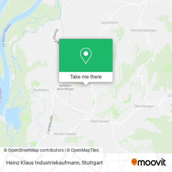 Карта Heinz Klaus Industriekaufmann