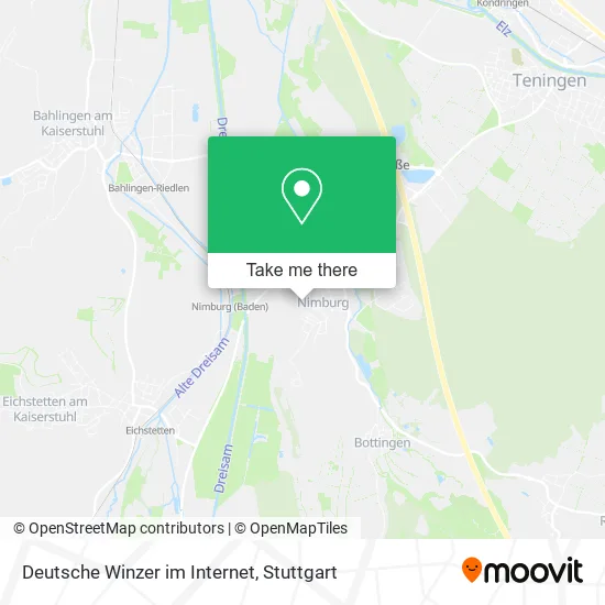 Карта Deutsche Winzer im Internet