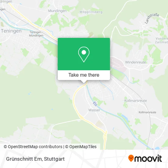 Карта Grünschnitt Em