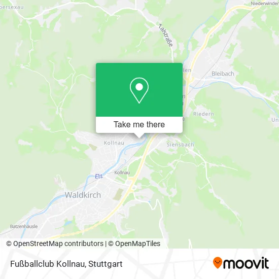 Fußballclub Kollnau map