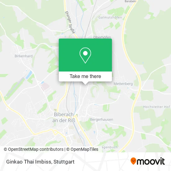 Карта Ginkao Thai Imbiss