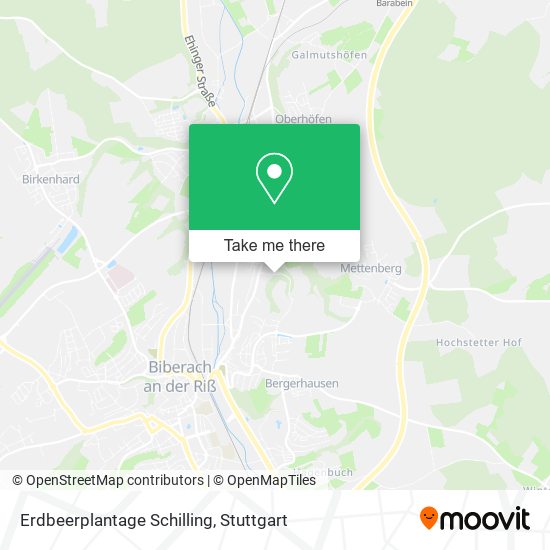 Erdbeerplantage Schilling map