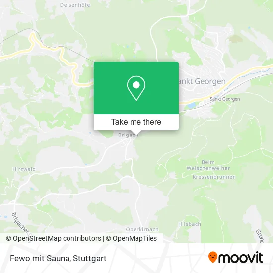 Карта Fewo mit Sauna