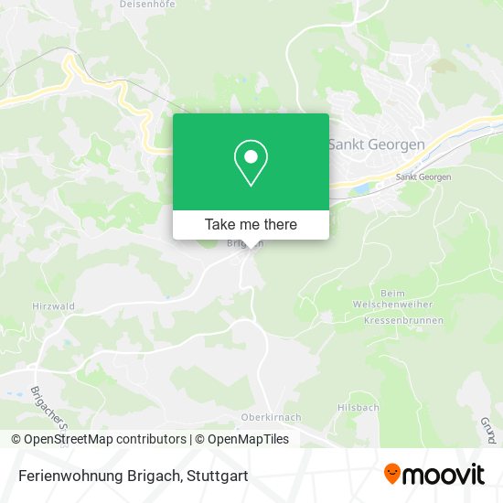 Ferienwohnung Brigach map