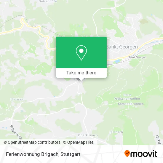 Карта Ferienwohnung Brigach