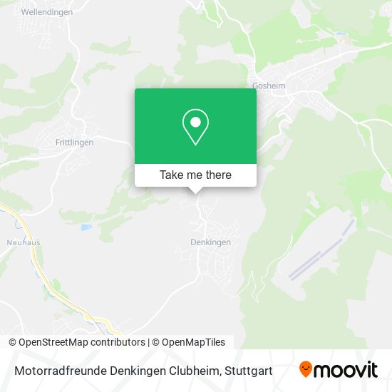 Motorradfreunde Denkingen Clubheim map