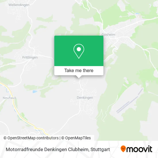 Карта Motorradfreunde Denkingen Clubheim